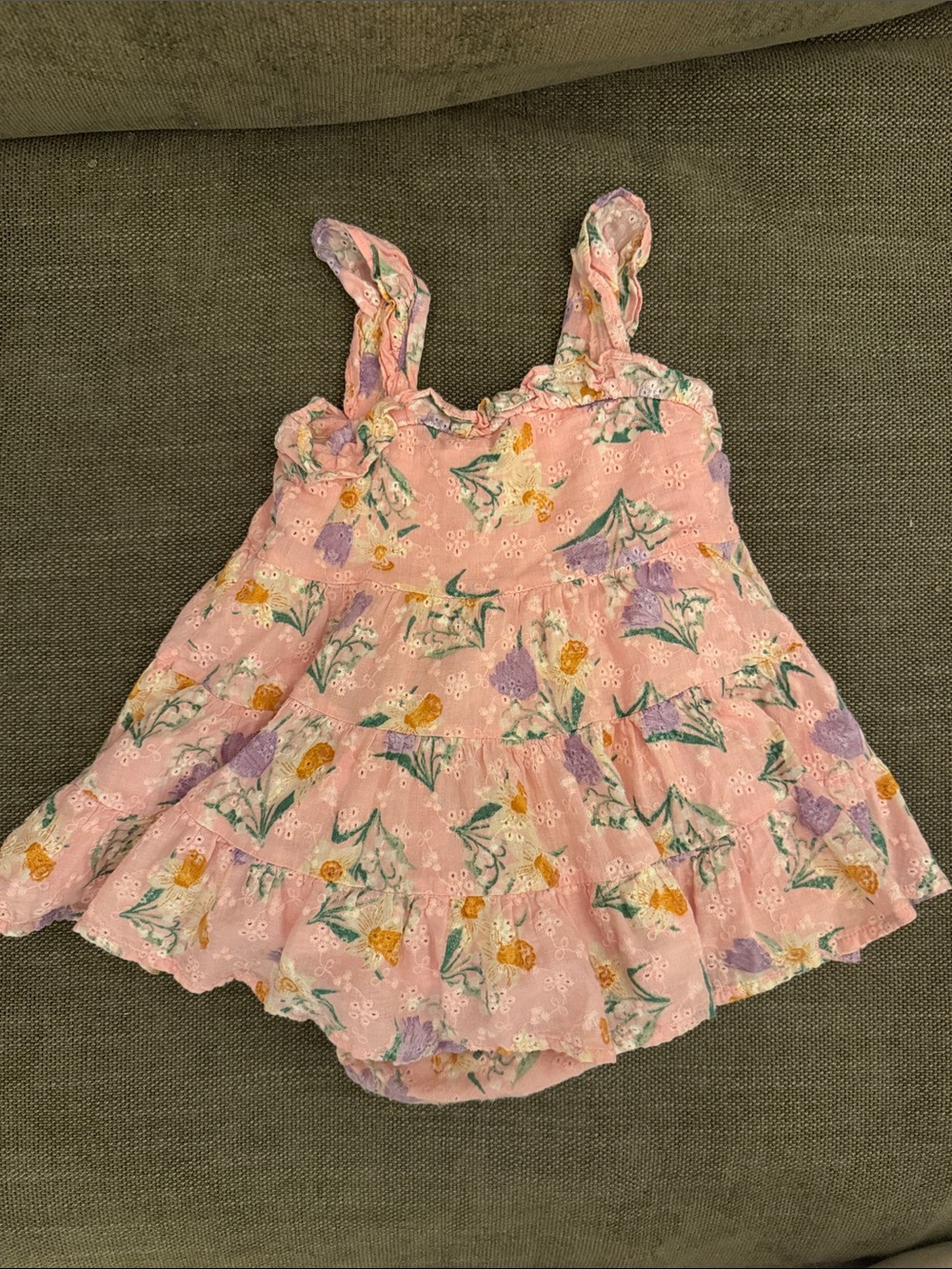 Angel Dear Pink Floral Baby Dress